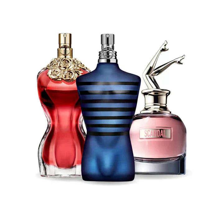 Pack de 3 parfums : LA BELLE, ULTRA MALE & SCANDAL – 100 ml